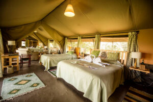 Luxury tented camp maasai mara