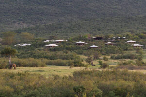 Luxury tented camp at Maasai Mara
