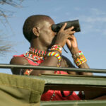 Kenyan safari with maasai warriors