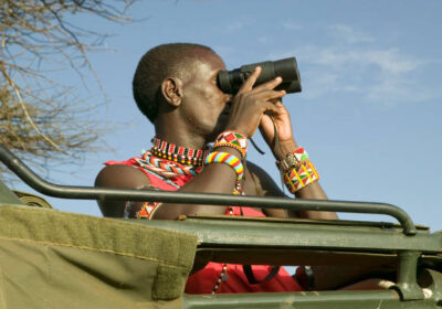 Kenyan safari with maasai warriors