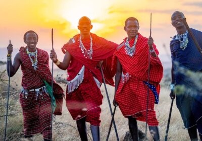 Kenyan safari with Maasai warriors