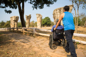 Wheelchair accessible walkway